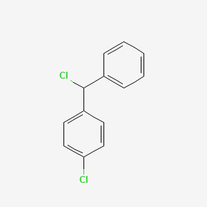 Chemical structure of 4-Chlorobenzhydryl chloride