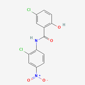 Chemical structure of Niclosamide
