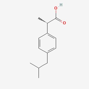 Chemical structure of Dexibuprofen